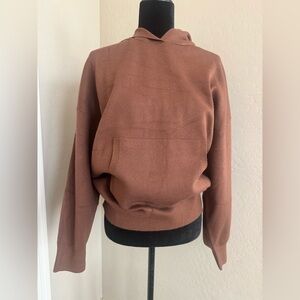 NWT brown sweater material sweatshirt